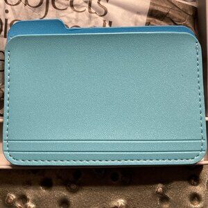 NEW Nik Bentel Untiled Folder Wallet Blue